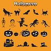 Vector clipart: halloween set