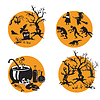 Vector clipart: halloween set 