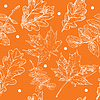 Vector clipart: Seamless pattern autumn 