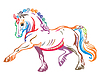 Colorful pony 