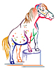 Colorful pony
