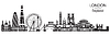 Vector clipart: London City Skyline 