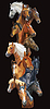 Vertical horses banner
