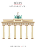 Colorful Brandenburg Gate