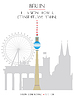 Vector clipart: Colorful Television Tower