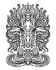 Vector clipart: doodle portrait of unicorn