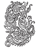 doodle water unicorn