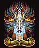 unicorn on black