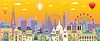 Vector clipart: Paris skyline 11