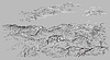 Graues China Handzeichen Landmark | Stock Vektrografik