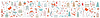 Vector clipart: horizontal banner Christmas characters