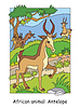 Vector clipart: Antelope
