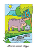 Vector clipart: Hippo