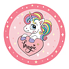 ID 7245627 | Bonito unicornio con círculo de corazón rosa | Ilustración vectorial de stock ID 7245627 | Bonito unicornio con círculo de corazón rosa | Ilustración vectorial de stock | CLIPARTO