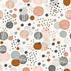 Vector clipart: Seamless pattern trendy dots in minimalism style