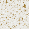 Vector clipart: Golden star constellations seamless pattern