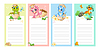 Sticker design set with baby dinosaurs