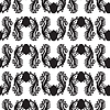 Ornamental seamless pattern background