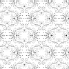 Vector clipart: monochrome seamless abstract pattern