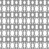 Vector clipart: Monochrome seamless pattern with plant motif