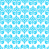 Vector clipart: Abstract seamless pattern with decorative flowers