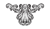Vector clipart: Engraving ornament baroque style element
