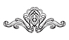 Vector clipart: Vintage hand drawing ornate element of design