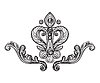 Vector clipart: Drawing element baroque style