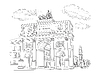 Vector clipart: Germany landmark arch in Munich