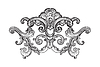 Vector clipart: Ornate vintage decorative element