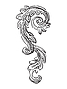 Vector clipart: vintage decorative element