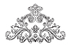 Vector clipart: Engraving vintage decorative element