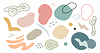 Vector clipart: Abstract design elements set of different spots