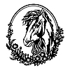 ID 7618524 | Портрет лошади и цветов | Векторный клипарт ID 7618524 | Портрет лошади и цветов | Векторный клипарт | CLIPARTO