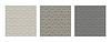 Set of seamless patterns in retro style gray