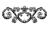 Vector clipart: Hand drawing vintage baroque monogram
