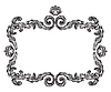 Baroque vintage design element frame