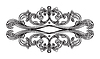 Vector clipart: Baroque design element engraving ornament
