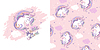 Vector clipart: and seamless pattern with unicorn