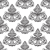 Vector clipart: Luxury flourish seamless pattern background