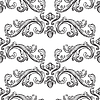 Vector clipart: Flourish damask seamless pattern background
