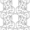 Vector clipart: Damask flourish seamless pattern background
