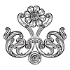 Vector clipart: Decorative ornament hand drawing design element