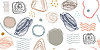 Photo 300 DPI: Abstract spots design elements seamless pattern
