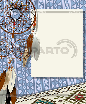 Traumfänger Karte | Stock Vektorgrafik |ID 4426543