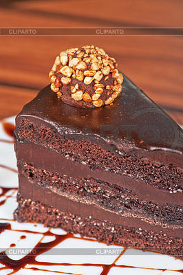 Chocolate cake piece | High resolution stock photo |ID 4163144