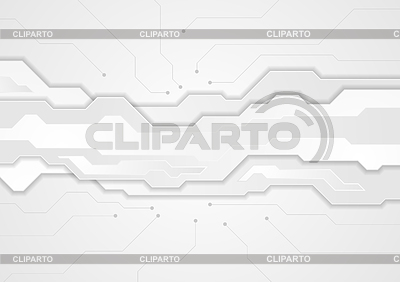 Tech gris futurista abstracto antecedentes | Ilustración vectorial de stock |ID 6396614