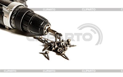 Drill and screws | High resolution stock photo |ID 7351852