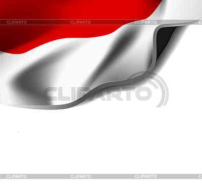 Bandera que agita de Indonesia | Ilustración vectorial de stock |ID 7026368