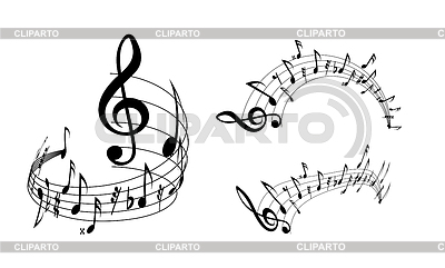 Musiknoten eingestellt | Stock Vektorgrafik |ID 7117290